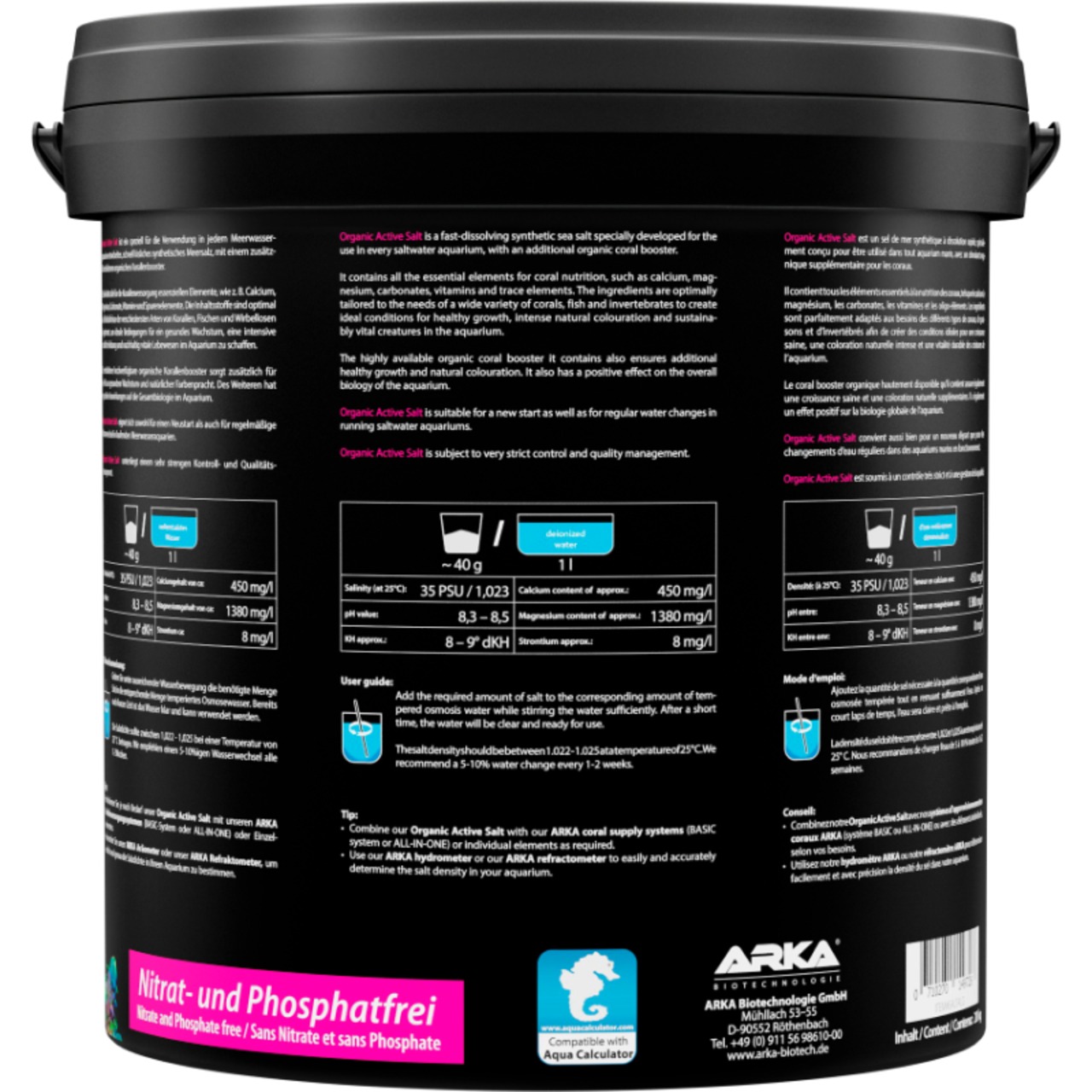 Arka Salz Organic Active 20Kg
