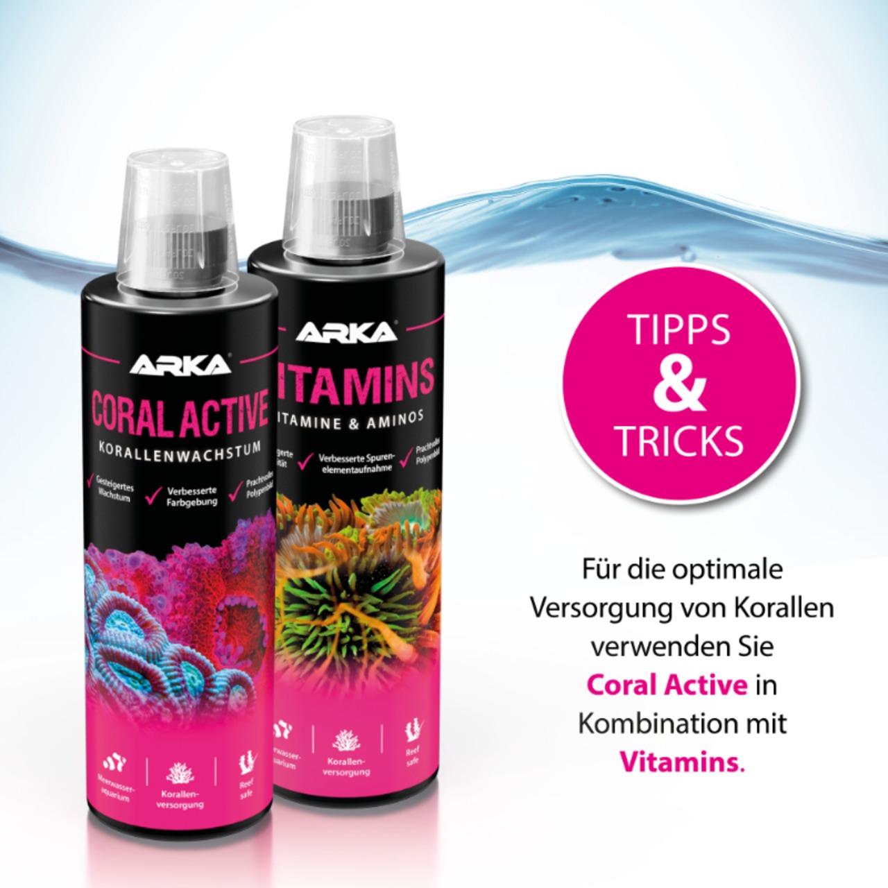 Arka Coral Aktiv Korallenwachstum 118ml
