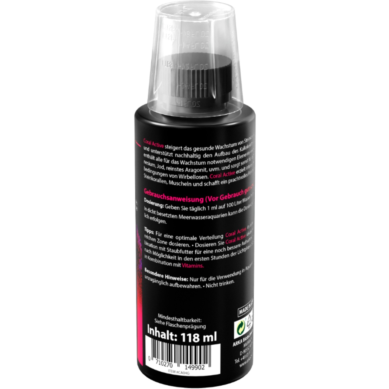 Arka Coral Aktiv Korallenwachstum 118ml