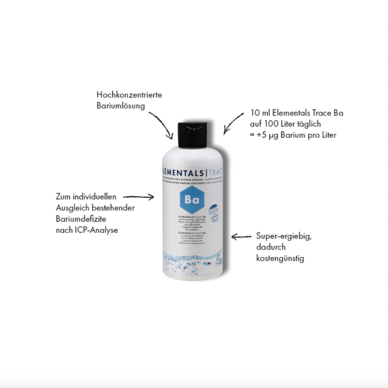 Fauna Marin Elementals Trace Ba 250 ml