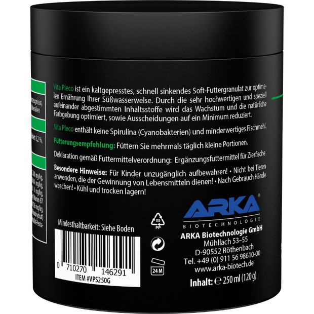 ARKA Vita Pleco Welsfutter 250 ml
