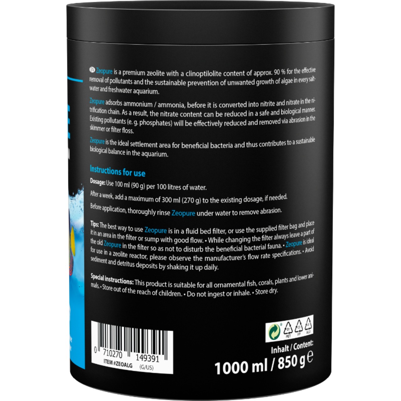 Arka Zeopure 850g
